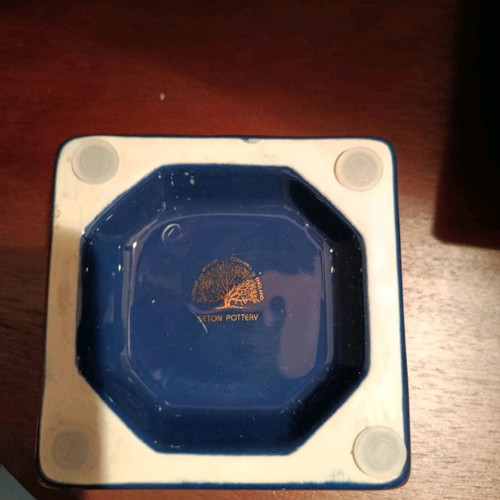 Ballantine's THE SUPERB SCOTCH collectible glass ashtray like new