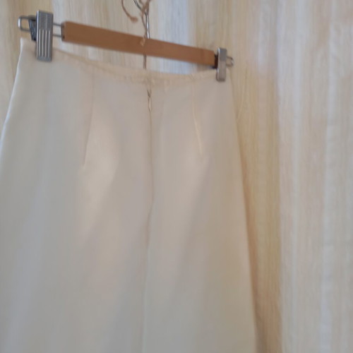 Corset and maxi skirt set like new, white and beige