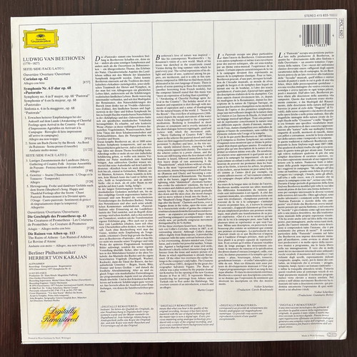 Ludwig van Beethoven, Berliner Philharmoniker, Herbert von Karajan – Symphony No. 6 "Pastoral"