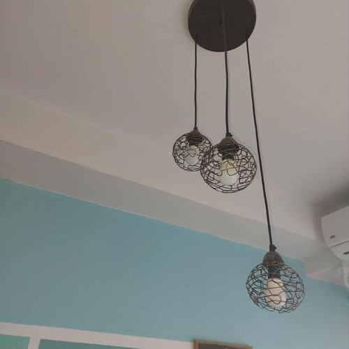 Modern ceiling light like new with adjustable height