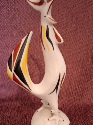 Πορσελάνινος κόκορας Hollóháza Hungary vintage, σαν καινούργιος