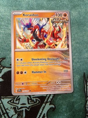 Κάρτα Koraidon Pokemon μεταχειρισμένη