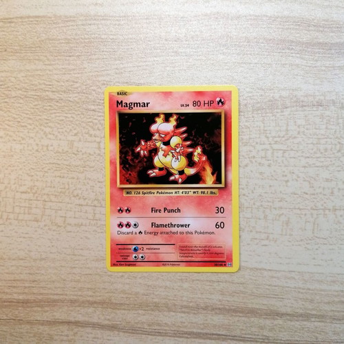 Magmar Evolutions Pokémon Card 2016 Near Mint Uncommon 20/108