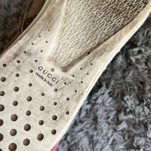 Gucci women's athletic shoes used, size 36, beige brown