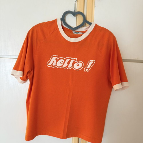Moschino orange women's blouse size L used