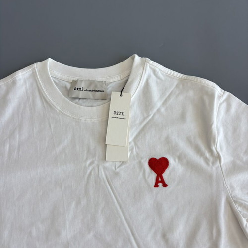 Ami white tee, size large