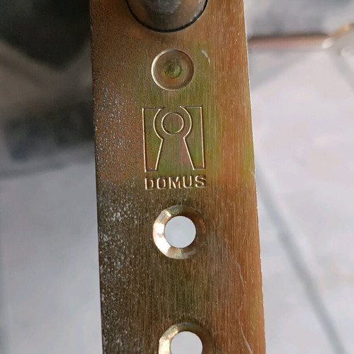 Domus lock used with four locking pins and key