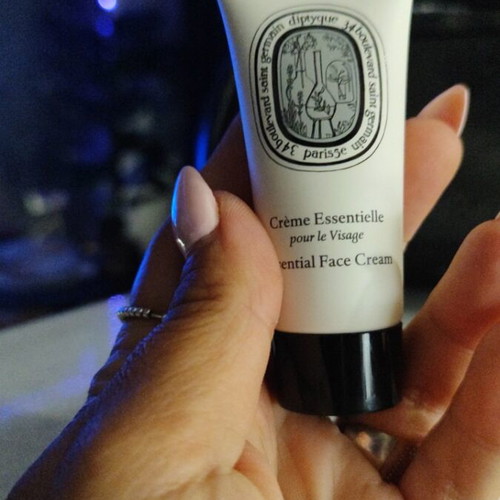 Diptyque Perfume Set new with leather bag and skincare cream