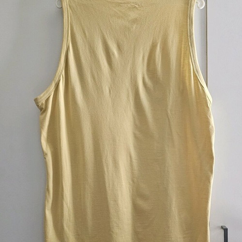 Ocean Pacific sleeveless shirt XL like new, yellow, 100% cotton