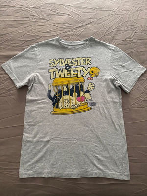 Looney Tunes Pop T-shirt used, size S, gray