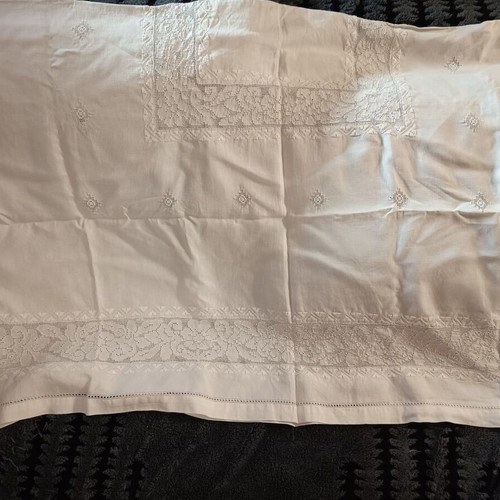 Large handmade tablecloth