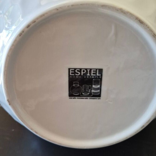 Porcelain salad bowls set of 2 like new with spoons