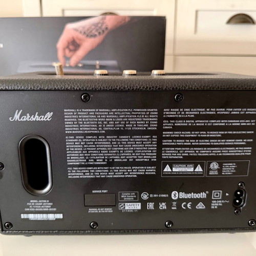 Marshall Acton III Bluetooth speaker 60W, black