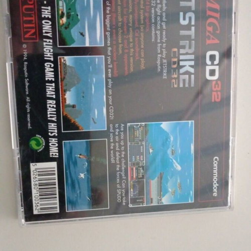 Amiga CD 32 Jetstrike like new with fantastic soundtrack