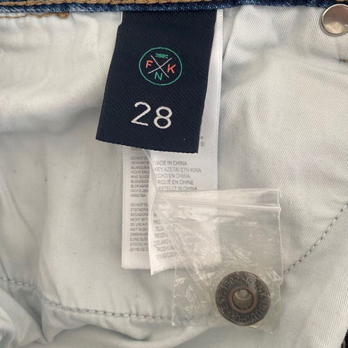 Funky Buddha jean bermuda shorts size XS like new, blue