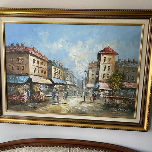Painting like new, dimensions 1.10x0.87 m