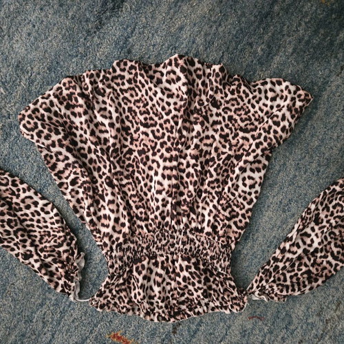 Shein women's mini dress XL like new, animal print