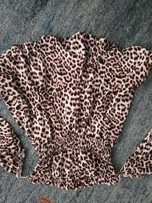 Shein women's mini dress XL like new, animal print