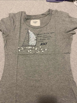 Abercrombie & Fitch T-shirt L gray like new