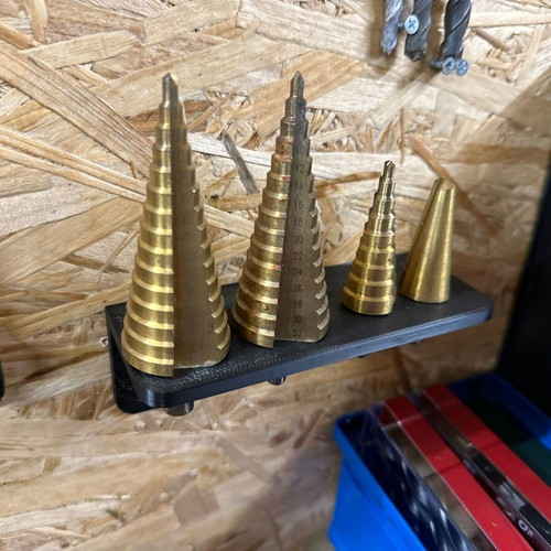 3D Printed Base for Conical Drill Bits Set of 4 & 5 Positions New