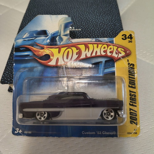 Hot Wheels 2007 First Editions Custom 53’ Chevy die cast new sealed