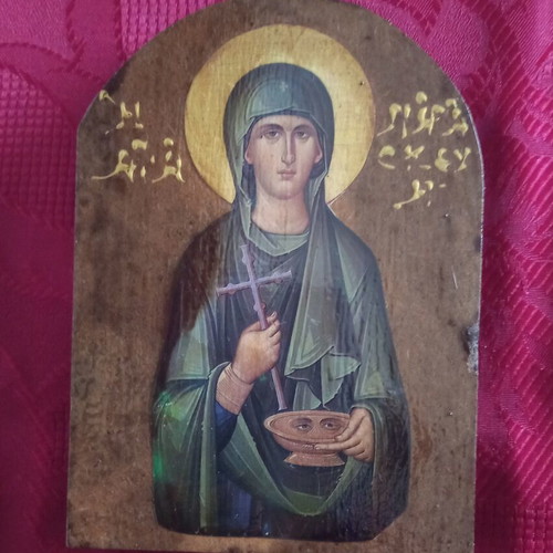 Set of four religious icons