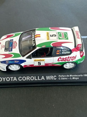 Αυτοκινητάκι συλλεκτικό Toyota Corolla WRC Rallye de Montecarlo 1998 σαν καινούργιο