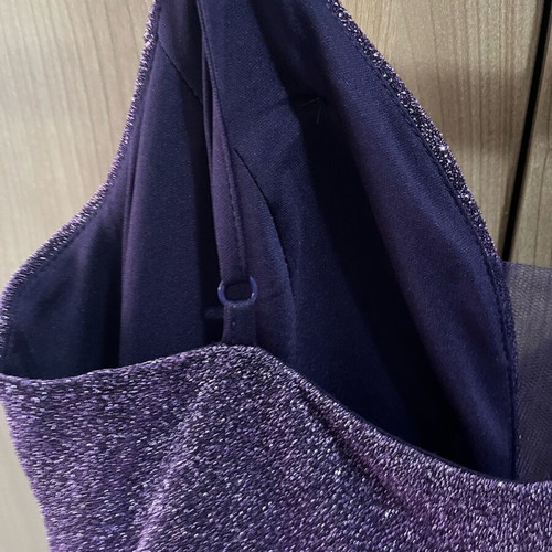 Mini dress purple glitter Shein new, size S