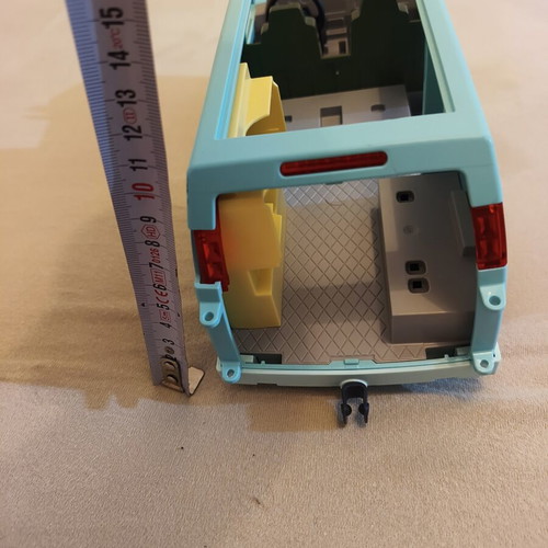 Playmobil Scooby Doo The Mystery Machine vehicle used, with missing parts