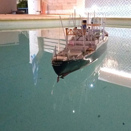 RC American Scout used wooden cargo ship scale 1/110