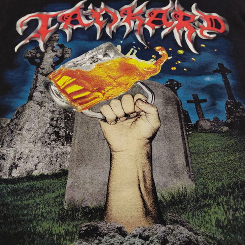 Tankard Die With A Beer Shirt size M Gildan like new