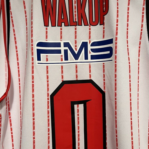 Olympiacos Basketball Jersey GSA Away 2023-24 #0 Thomas Walkup