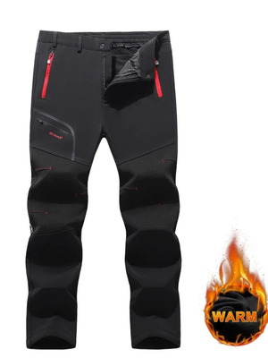 Παντελόνι πεζοπορίας χειμερινό καινούργιο μέγεθος Medium μαύρο με φλις