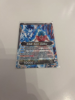 Dragon Ball trading card game leader card SSB Son Goku