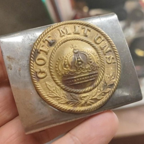 German Army Soldier Belt Buckle from World War I used