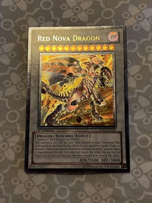 Red Nova Dragon 1st Edition NM Yu-Gi-Oh! card American print