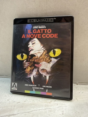 Dario Argento The Cat o Nine Tails 4K UHD Blu-Ray with English subtitles