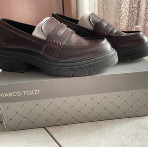 Marco Tozzi loafers μοκασίνια μπορντώ