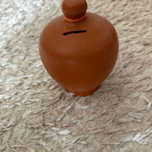 Clay piggy bank new