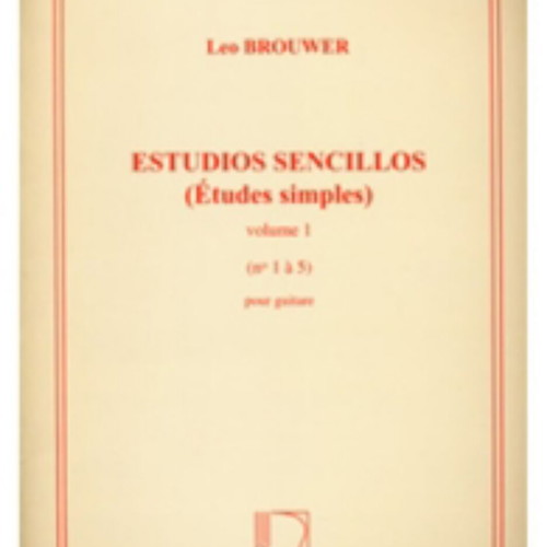 Brower Leo Estudios Vol1 guitar sheet music
