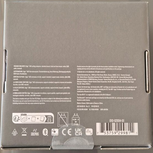 Garmin Edge 540 GPS cycling computer