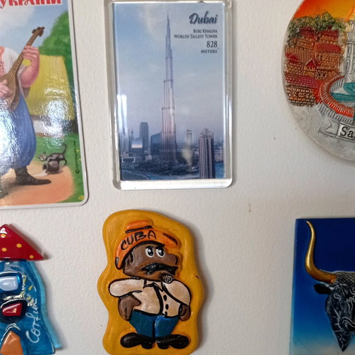 Travel fridge magnets like new, pack of 6