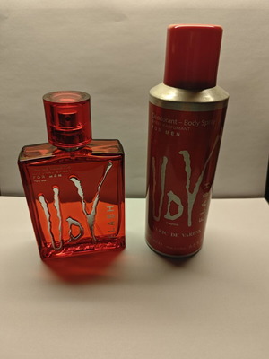 UDV Eau de Toilette and Body Spray Set for Men like new