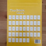 Topstick adhesive labels A4 rectangular 105x48mm new