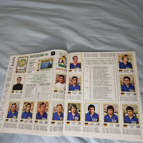 Panini Figurine World Cup 74 Complete Reprinted like new