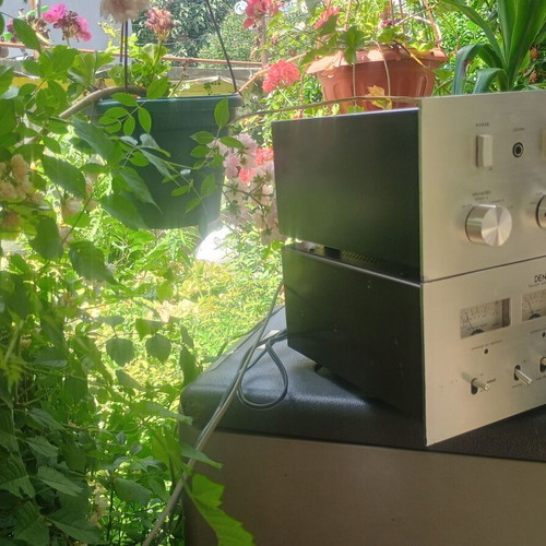 Denon TU-355 and PMA-232 vintage stereo amplifier set like new