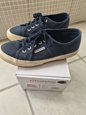 Superga 2750 Cotu Classic blue sneakers like new, size 38