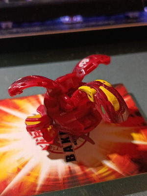 Bakugan Ultra Dragonoid Battle Damage Red Pyrus