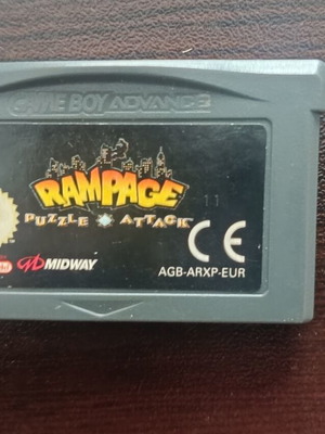 Rampage Puzzle Attack Game Boy Advance κασέτα σαν καινούργιο