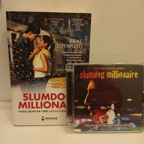 Slumdog Millionaire CD and book used, combo